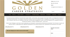 Desktop Screenshot of goldencareerstrategies.com